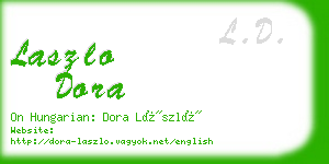 laszlo dora business card